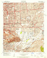 Download a high-resolution, GPS-compatible USGS topo map for El Monte, CA (1955 edition)