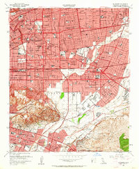 Download a high-resolution, GPS-compatible USGS topo map for El Monte, CA (1963 edition)