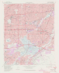 Download a high-resolution, GPS-compatible USGS topo map for El Monte, CA (1982 edition)