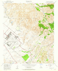 Download a high-resolution, GPS-compatible USGS topo map for El Toro, CA (1963 edition)