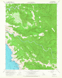 Download a high-resolution, GPS-compatible USGS topo map for Elk, CA (1967 edition)