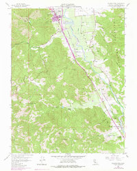 preview thumbnail of historical topo map of Mendocino County, CA in 1958