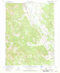 Download a high-resolution, GPS-compatible USGS topo map for Elledge Peak, CA (1970 edition)