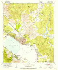 Download a high-resolution, GPS-compatible USGS topo map for Elsinore, CA (1954 edition)