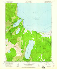 Download a high-resolution, GPS-compatible USGS topo map for Emerald Bay, CA (1960 edition)