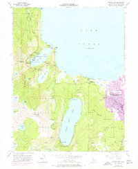 Download a high-resolution, GPS-compatible USGS topo map for Emerald Bay, CA (1971 edition)