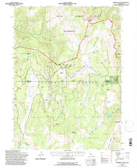 Download a high-resolution, GPS-compatible USGS topo map for Emerson Peak, CA (1997 edition)