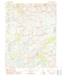 Download a high-resolution, GPS-compatible USGS topo map for Emigrant Lake, CA (1990 edition)