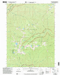 Download a high-resolution, GPS-compatible USGS topo map for English Peak, CA (2004 edition)