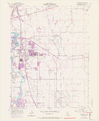 preview thumbnail of historical topo map of Shasta County, CA in 1957