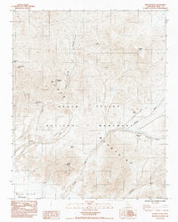Download a high-resolution, GPS-compatible USGS topo map for Epaulet Peak, CA (1984 edition)