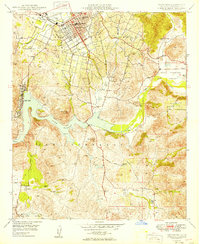 preview thumbnail of historical topo map of Escondido, CA in 1949