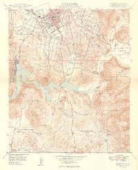 Download a high-resolution, GPS-compatible USGS topo map for Escondido, CA (1949 edition)