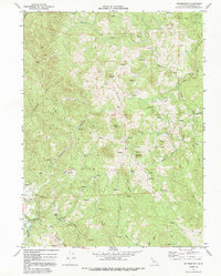 Download a high-resolution, GPS-compatible USGS topo map for Ettersburg, CA (1991 edition)