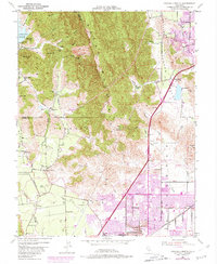 Download a high-resolution, GPS-compatible USGS topo map for Fairfield North, CA (1981 edition)
