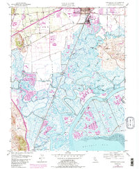 Download a high-resolution, GPS-compatible USGS topo map for Fairfield South, CA (1985 edition)