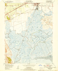 Download a high-resolution, GPS-compatible USGS topo map for Fairfield, CA (1950 edition)