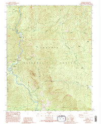 Download a high-resolution, GPS-compatible USGS topo map for Fairview, CA (1994 edition)