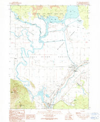 Download a high-resolution, GPS-compatible USGS topo map for Fall River Mills, CA (1990 edition)