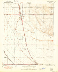 Download a high-resolution, GPS-compatible USGS topo map for Famoso, CA (1950 edition)
