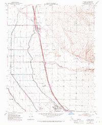 Download a high-resolution, GPS-compatible USGS topo map for Famoso, CA (1970 edition)