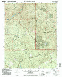 preview thumbnail of historical topo map of Mariposa County, CA in 2004