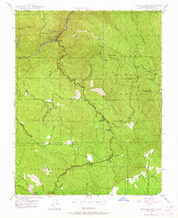 Download a high-resolution, GPS-compatible USGS topo map for Feliciana Mtn, CA (1965 edition)