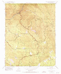 Download a high-resolution, GPS-compatible USGS topo map for Feliciana Mtn, CA (1971 edition)