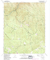 Download a high-resolution, GPS-compatible USGS topo map for Feliciana Mtn, CA (1995 edition)