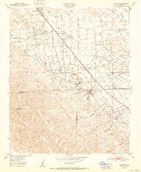 Download a high-resolution, GPS-compatible USGS topo map for Fellows, CA (1951 edition)