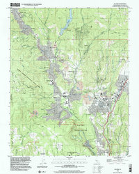Download a high-resolution, GPS-compatible USGS topo map for Felton, CA (2002 edition)