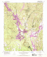 Download a high-resolution, GPS-compatible USGS topo map for Felton, CA (1969 edition)