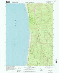 preview thumbnail of historical topo map of Humboldt County, CA in 1966