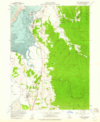 1959 Map of Fields Landing, 1961 Print