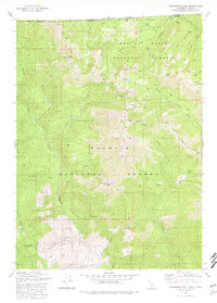 Download a high-resolution, GPS-compatible USGS topo map for Figurehead Mtn, CA (1981 edition)