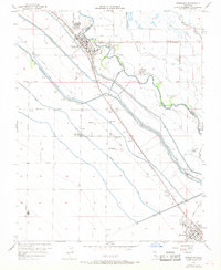 Download a high-resolution, GPS-compatible USGS topo map for Firebaugh, CA (1968 edition)