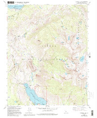 Download a high-resolution, GPS-compatible USGS topo map for Florence Lake, CA (1994 edition)