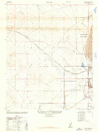 1947 Map of Fluhr, 1963 Print