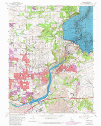 Download a high-resolution, GPS-compatible USGS topo map for Folsom, CA (1980 edition)