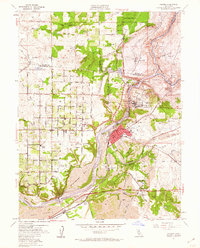Download a high-resolution, GPS-compatible USGS topo map for Folsom, CA (1960 edition)