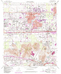 Download a high-resolution, GPS-compatible USGS topo map for Fontana, CA (1985 edition)