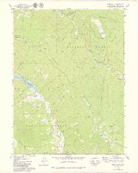 preview thumbnail of historical topo map of Trinity County, CA in 1979