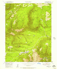 Download a high-resolution, GPS-compatible USGS topo map for Foresthill, CA (1957 edition)