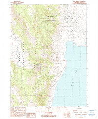 Download a high-resolution, GPS-compatible USGS topo map for Fort Bidwell, CA (1990 edition)
