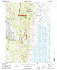 Download a high-resolution, GPS-compatible USGS topo map for Fort Bidwell, CA (1996 edition)