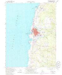 Download a high-resolution, GPS-compatible USGS topo map for Fort Bragg, CA (1985 edition)