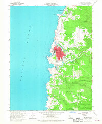 Download a high-resolution, GPS-compatible USGS topo map for Fort Bragg, CA (1968 edition)