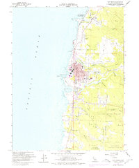 Download a high-resolution, GPS-compatible USGS topo map for Fort Bragg, CA (1980 edition)