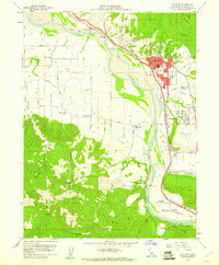 Download a high-resolution, GPS-compatible USGS topo map for Fortuna, CA (1961 edition)