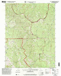 Download a high-resolution, GPS-compatible USGS topo map for Four Corners Rock, CA (2001 edition)